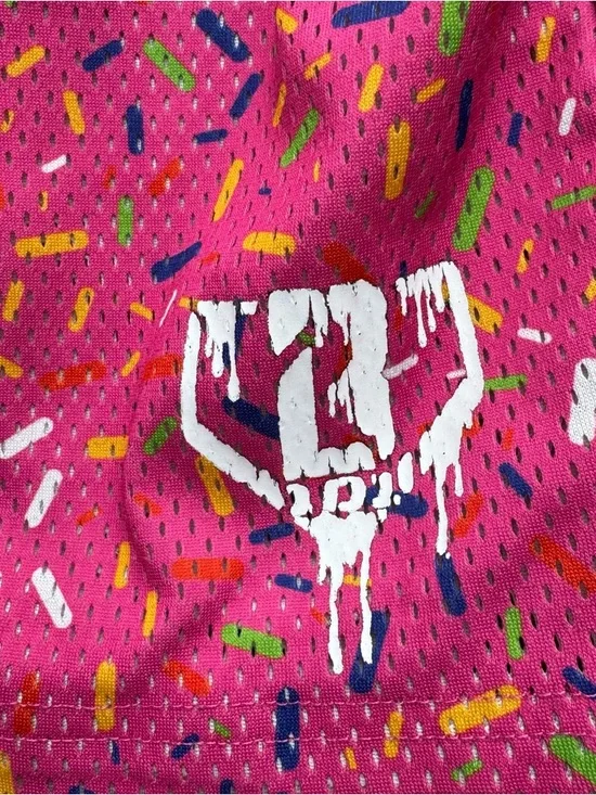 Baseball Liftstyle 101 Men’s Baseball Ice Cream Sprinkle shorts - Picture 3 of 6